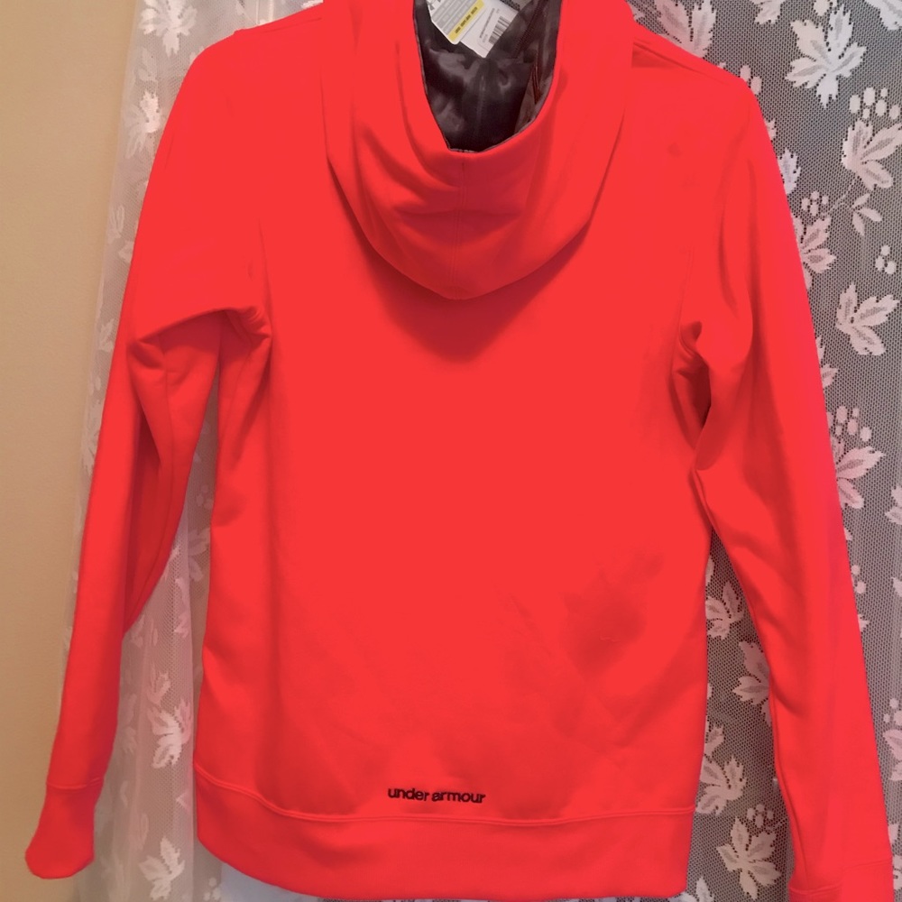 Under Armour neon pink sweatshirt